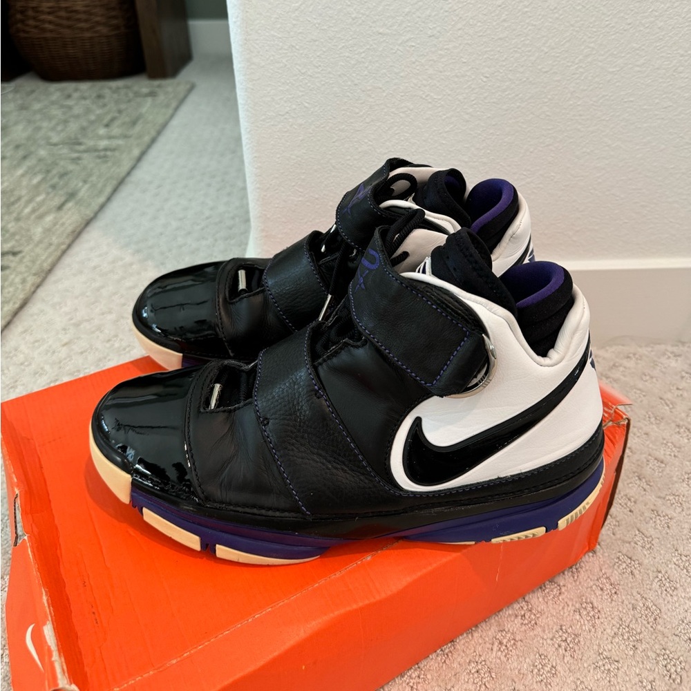 Nike Zoom Kobe Bryant II 2 Strength Concord Orca Size 12 LA Lakers - Picture 3 of 5